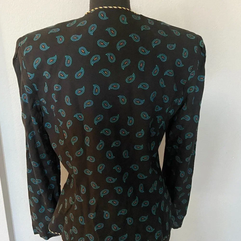 Vintage First Focus Emerald Green Blazer Size 9/10
